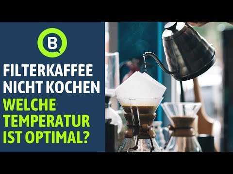 Optimale Wassertemperatur für Filterkaffee