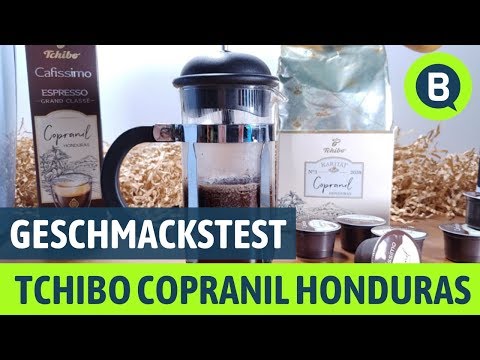 Test: Tchibo Copranil Honduras - Kapseln und ganze Bohnen