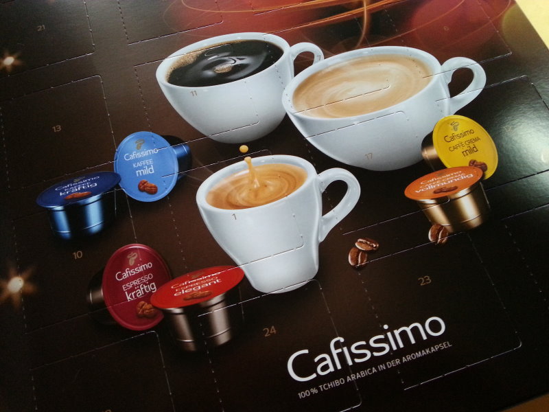 Tassen auf dem Cafissimo-Adventskalender 2012
