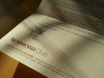 Ein Brief vom Nespresso Club